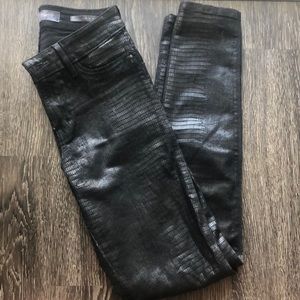 Leather Snakeskin Pants! Extremely fashionable!